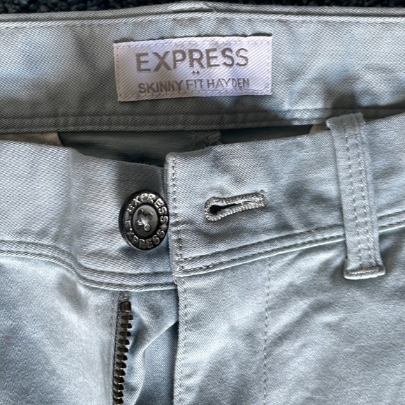 MENS LIGHT BLUE KHAKIS EXPRESS - Picture 2 of 4